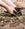 soil on hands