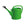 Green watering can