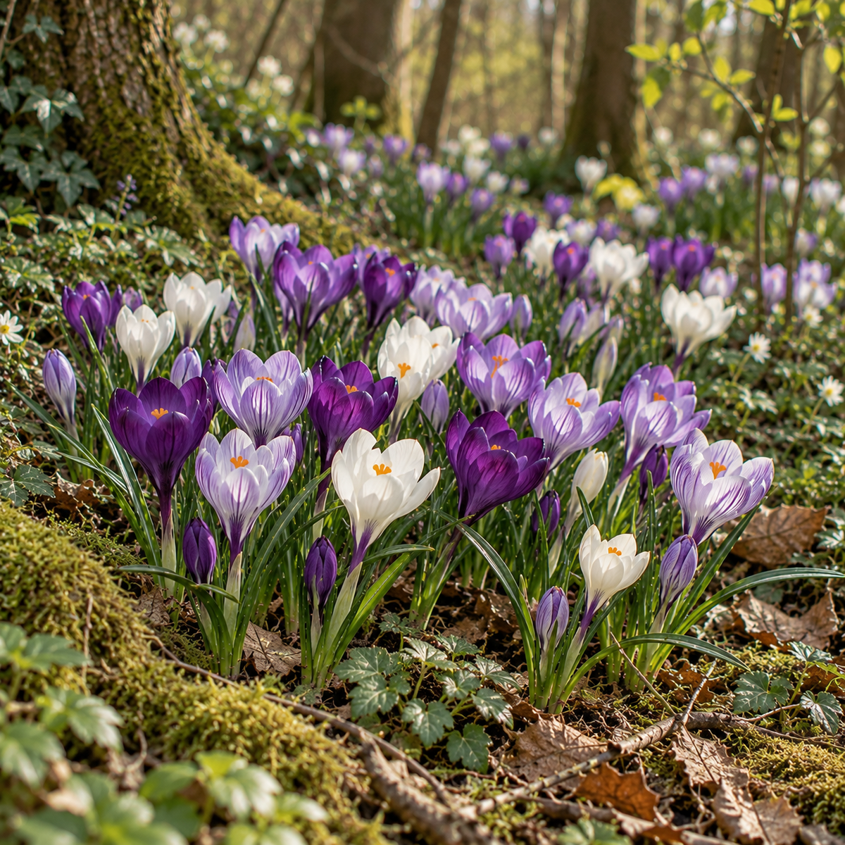 Crocus Cool Blues Mixed Flower Bulbs