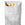White paper bag filled with potatoes on a white background